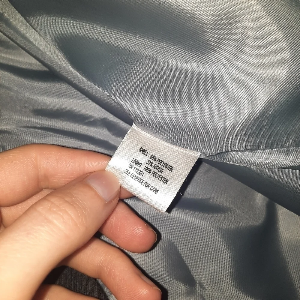 Calvin Klein Grey Striped Blazer